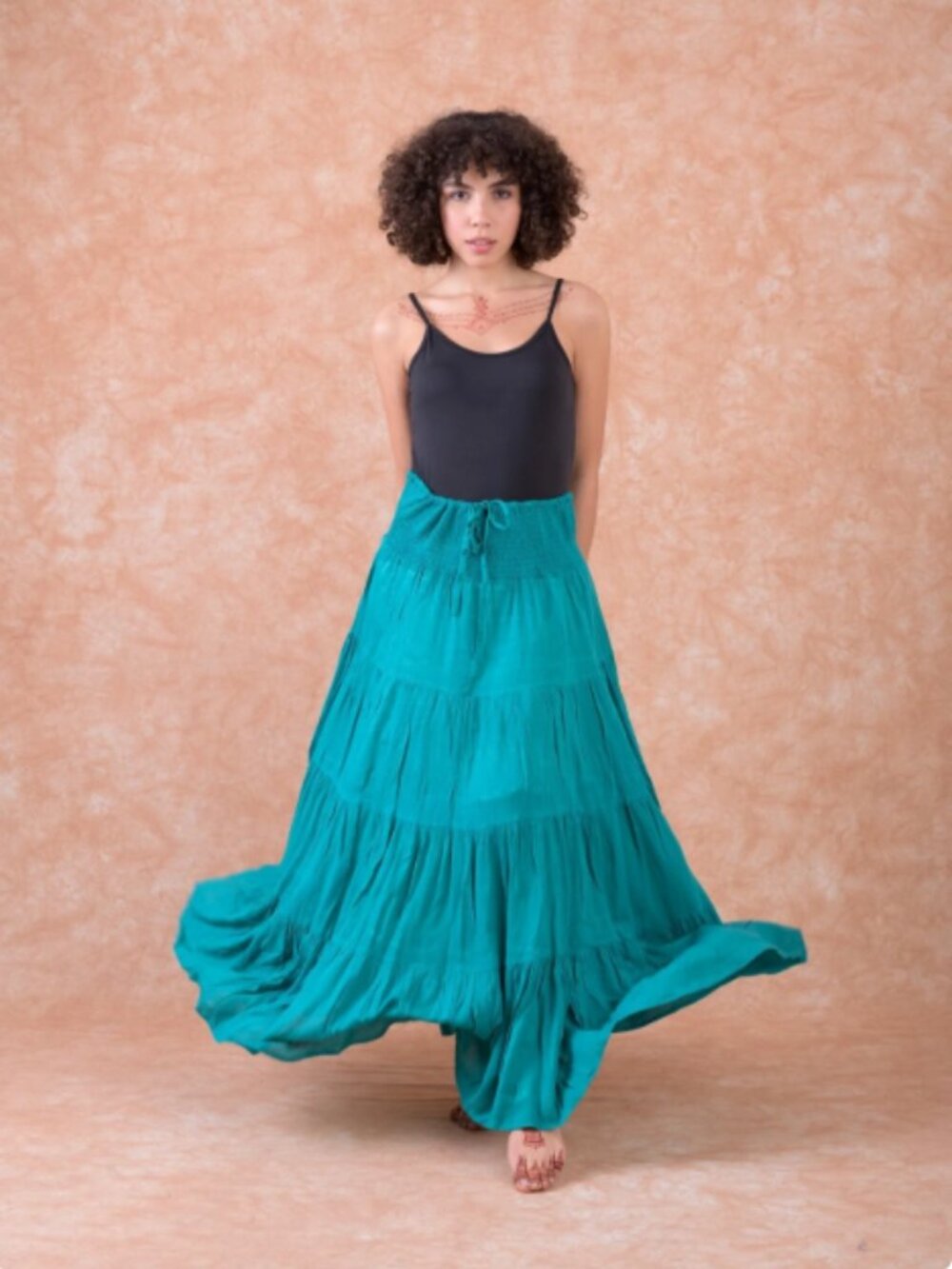 22. Rhea Leena Tiered Skirt